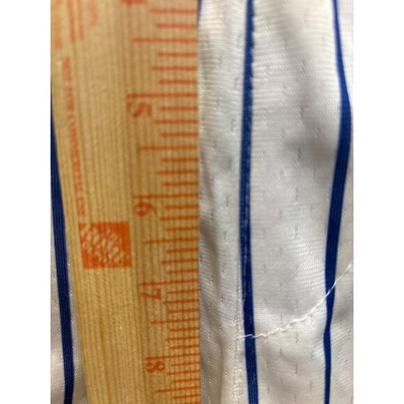 New York Knicks NBA Basketball Shorts White & Blue With Orange Trim L-SIZE YOUTH - Picture 6 of 12